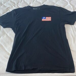 Navy Blue Flag Graphic Tee